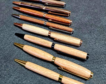 Handcrafted Wooden Pen | Handmade Wood Ballpoint Pen | Unique Gift for Writers, Teachers & Wood Lovers