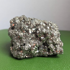 Large Peruvian Pyrite Cluster, High Quality Cubic Pyrite aka Fool&#39;s Gold, Large Pyrite Crystal Specimen,  Solar Plexus Chakra Crystal