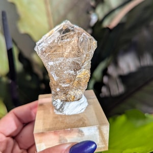 Fenster Quartz, Elestial Quartz Specimen, Smoky Skeletal Quartz from Mexico, Gift for Spiritual Guides & Crystal Healers, Collector Minerals