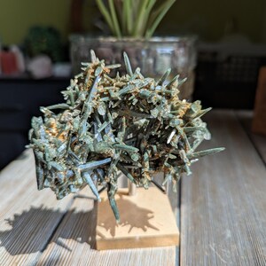 Chlorite Quartz Specimen from Nepal, Rare Nepalese Quartz with Chlorite, Collector Mineral Specimen,  Rare Quartz from the Himalaya Mountain