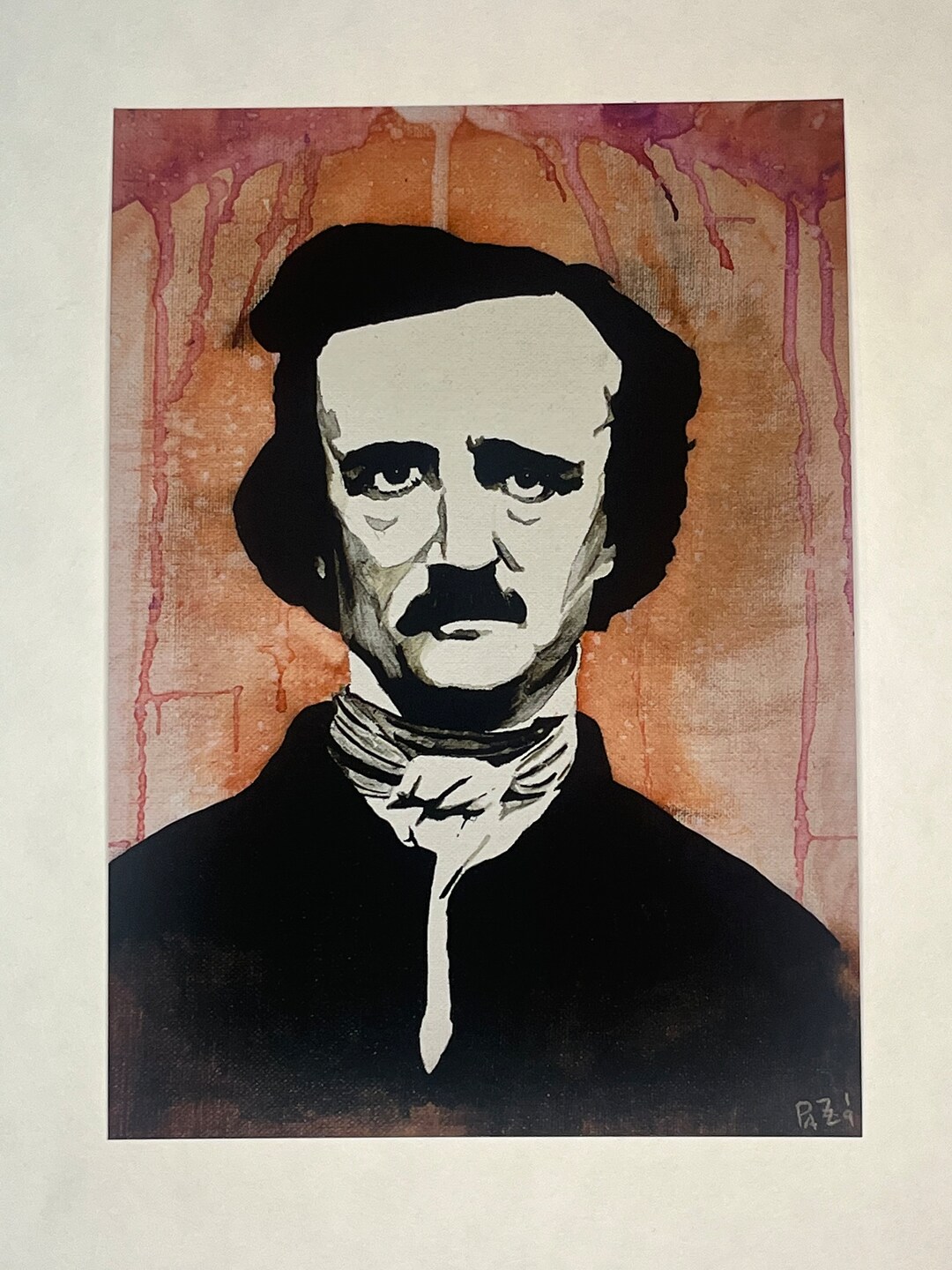 Edgar Allan Poe Art Print - Etsy
