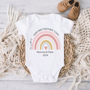 Our First Mothers Day, Personalised Mothers Day Gift, First Mothers Day Sleepsuit, PNG, DIGITAL PNG