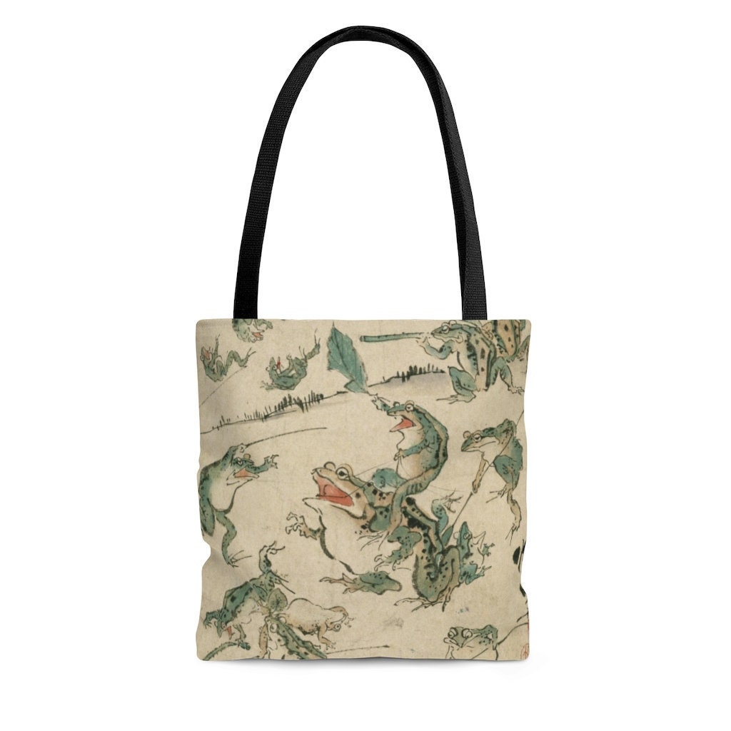 frog tote bag