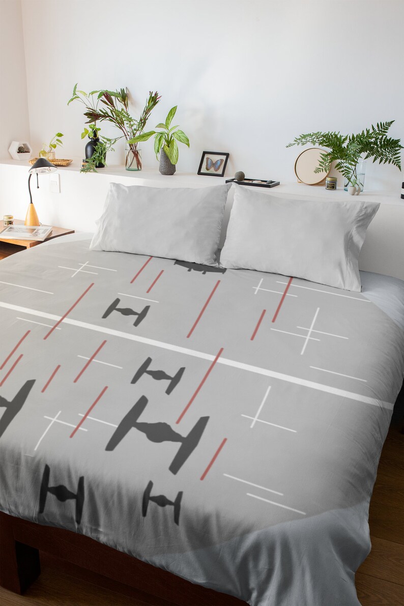 Starfighter Boho Duvet Cover Microfiber Landscape Kids Nerd Etsy