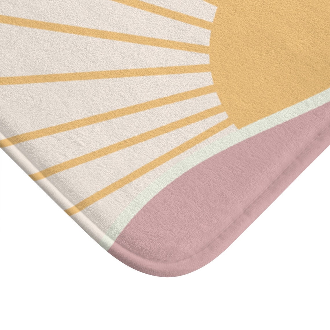 Boho Bath Mat Sun Bath Mat Cute Shower Mat Bohemian Etsy