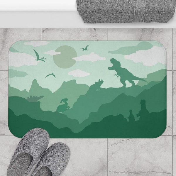 Green Bath Mat - Etsy