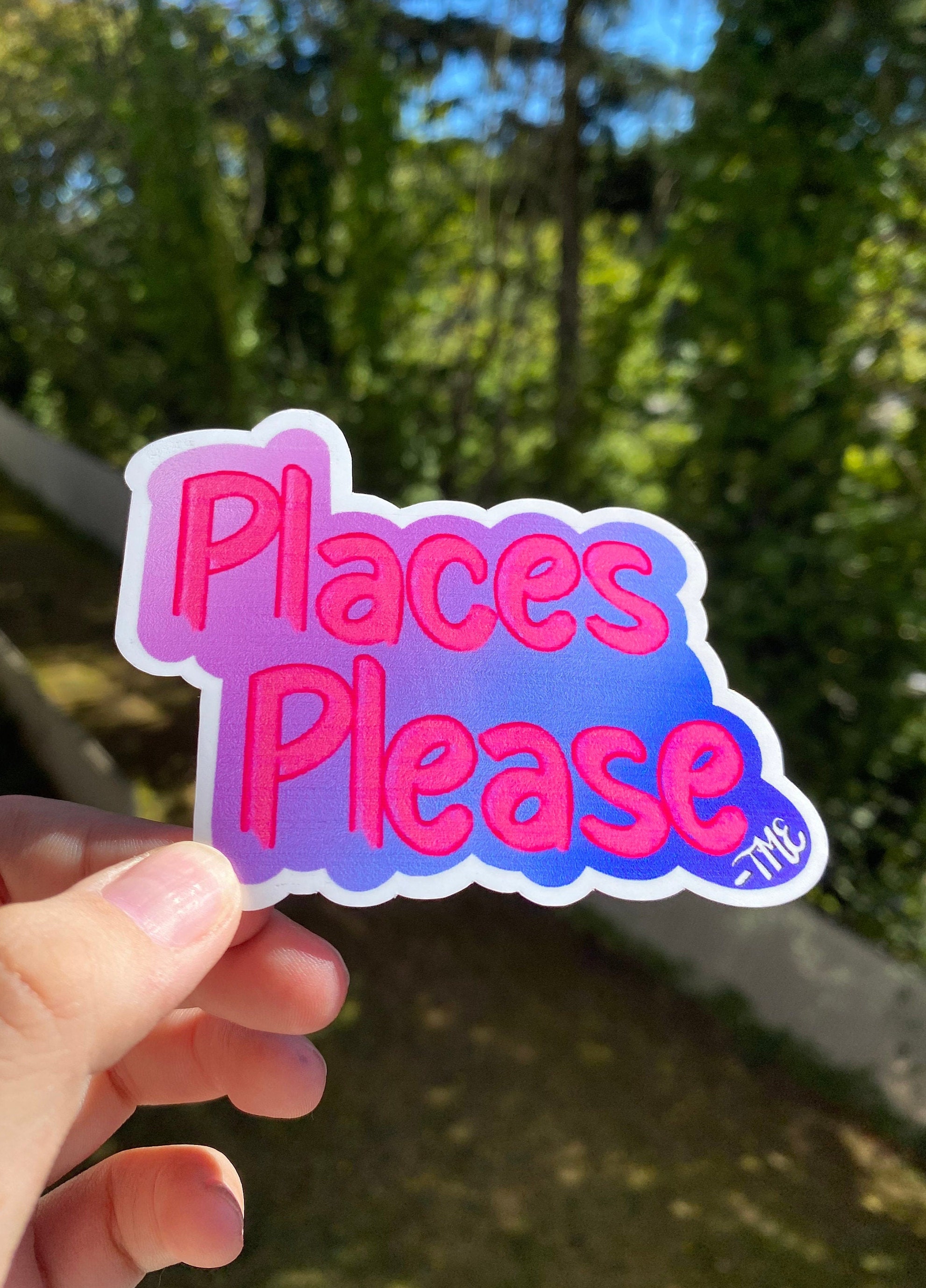 Places Please Sticker Full & MINI waterproof Etsy