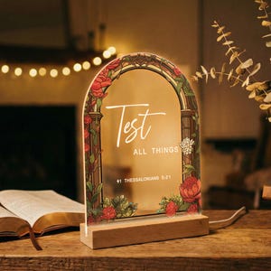 Custom Bible Verse Gift, Christian Home Decor, Personalized Scripture Sign, Baptism Gift, Pastor Appreciation, MBH18