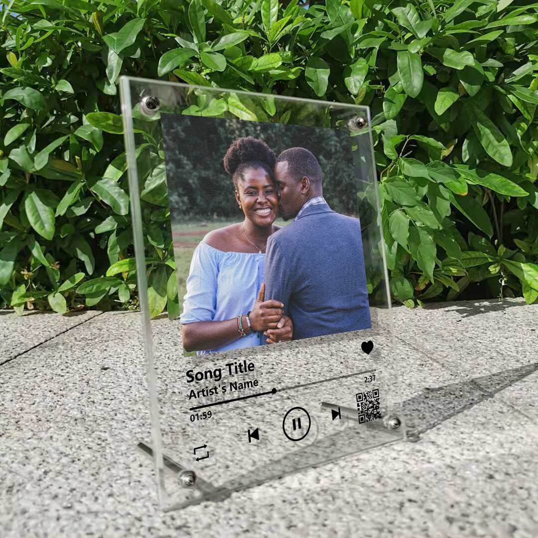 Custom Music Plaque, Song Album Cover Plaque, Music Decor, Personalized