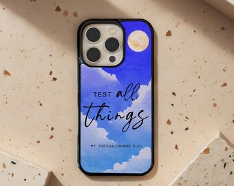 Custom Bible Verse iPhone Case, Personalised Christian Phone Case, Personalized Bible Verse iPhone Case, Gift For Her, MP07
