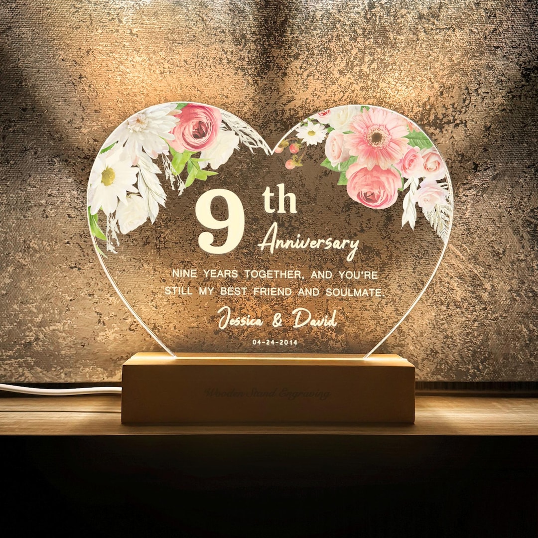 9th Anniversary Gift, Pottery Anniversary Gift, Personalized 9 Year — free download