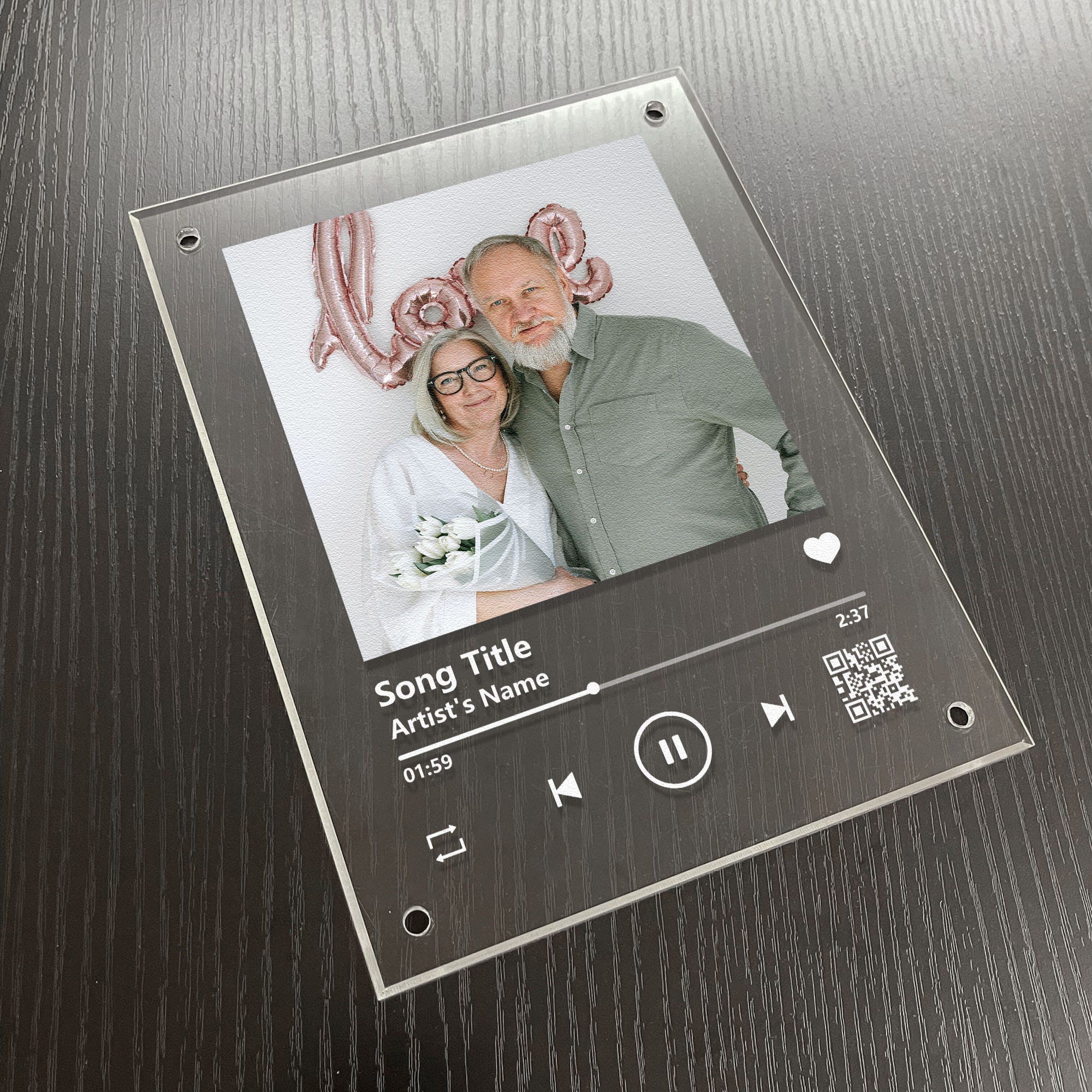 Custom music plaque Song album cover plaque Music decor Etsy