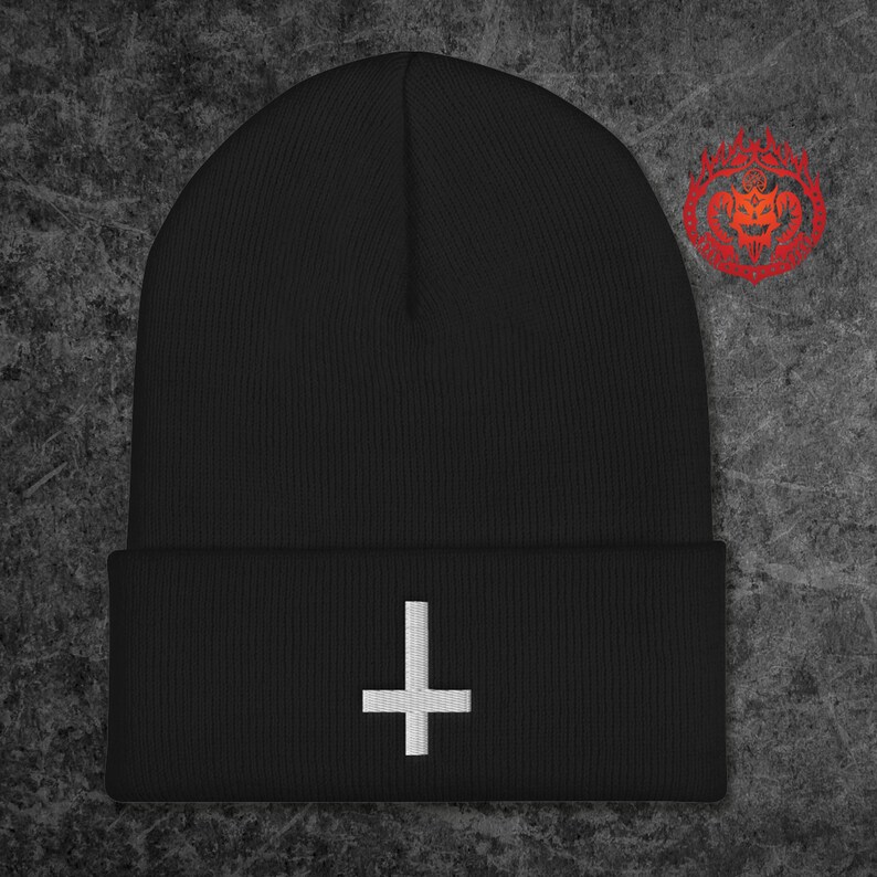Wiccan Devil Gothic Occult Satanic Antichrist Cross Satan Horror Lucifer Antichrist Demon witchcraft