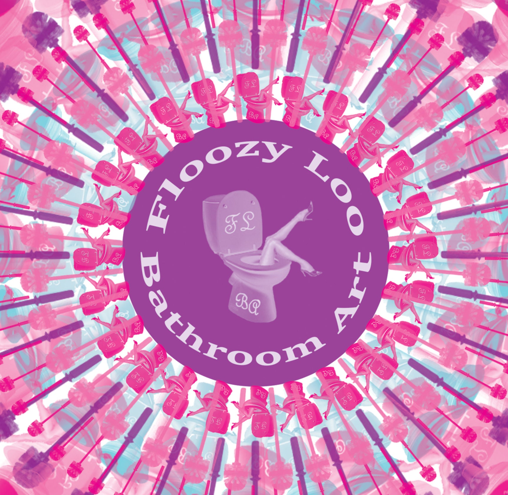 Rosa lila Aqua Badezimmer Kunst Wandkunst Frühling Dekor | Etsy