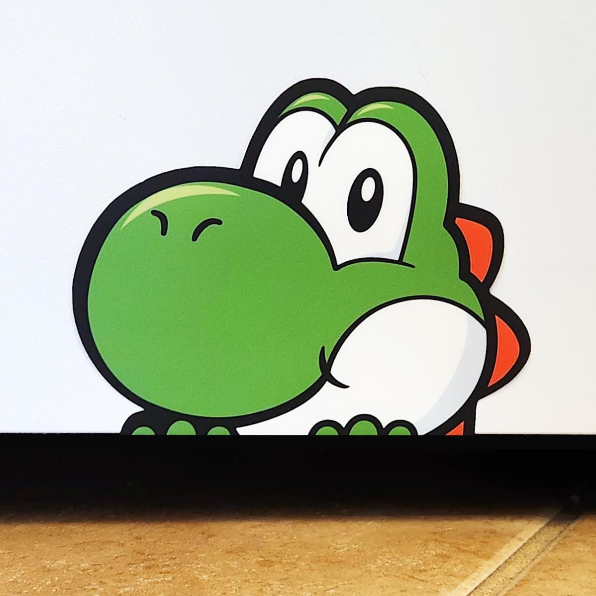 Yoshi Peeker - Matte or Gloss Laminated - Multiple Sizes Available