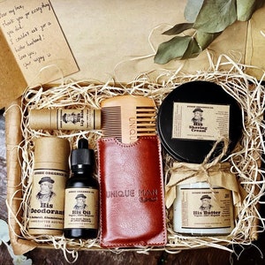 Personalised Mens Ultimate Self Care Gift Box | Organic | Natural Gift for him | Gift for dad