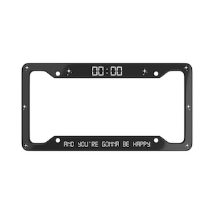 0&#39;oclock License Plate Frame
