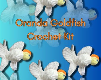 Oranda goldfish crochet kit