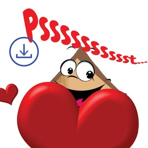 Nuts About You Valentinstag Karte DIGITAL DOWNLOAD Ältere