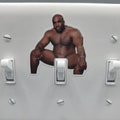 Barry Wood Sticker for Light Switch Plates