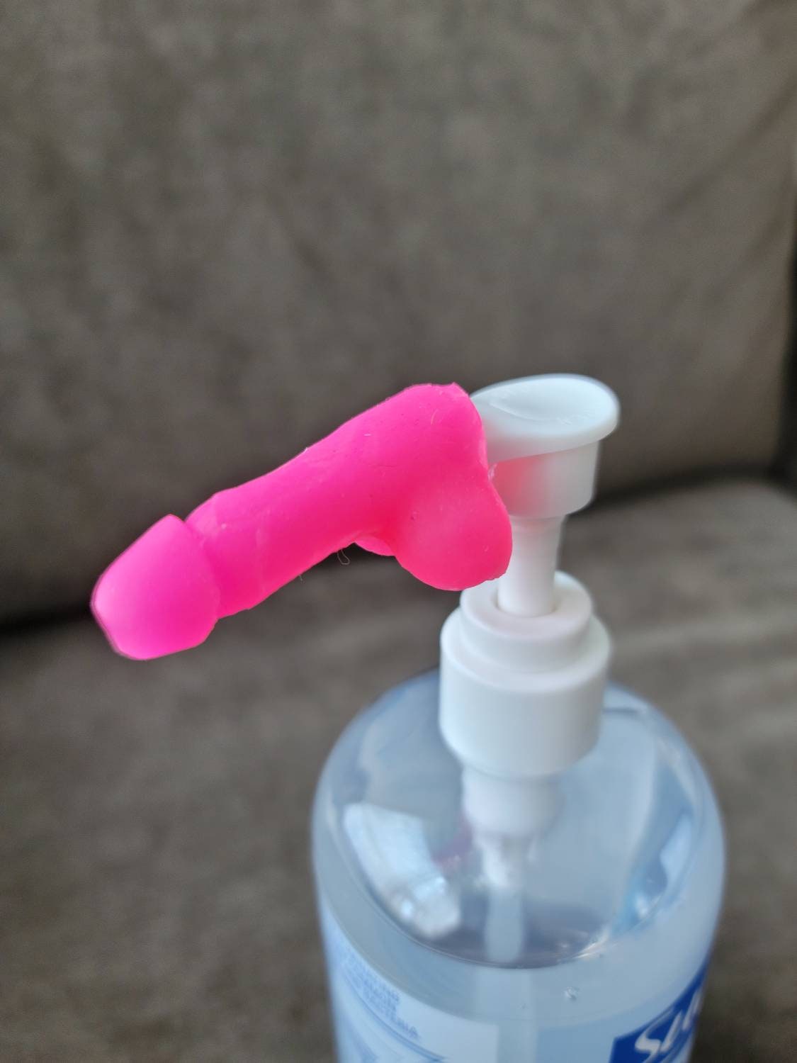 Penis Shaped Pump Cover Soap Bottle Cover Lotion Cover