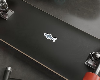 Adesivo de Tubarão Branco, Vinil Fosco, para Carro ou Laptop