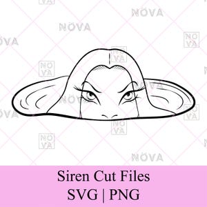 Zauberhafte Sirene Digital Download Schnittdatei | SVG & PNG Bundle für Cricut und Silhouette