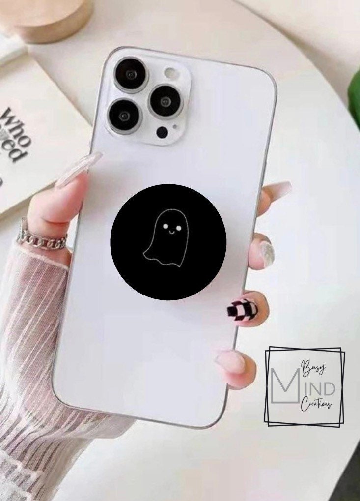 Salt and Burn: ghost hunter supernatural spirit funny handle PopSockets  Grip and Stand for Phones and Tablets 