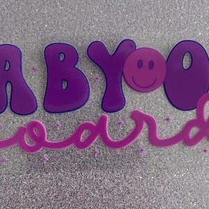 Estetyczna naklejka na zderzak „Baby on Board”, naklejka na samochód „Baby on Board”, naklejka na samochód, naklejka na samochód odporna na warunki atmosferyczne