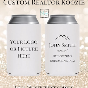 Customized Realtor Koozie, Bulk Koozie, Realtor , Can Koozie , Custom Can Koozie , Custom Realtor Gift, Can Cooler, Beer Cooler, Can Koozies