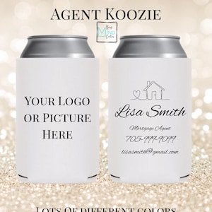 Mortgage Agent  Can Koozie, Bulk Koozie, Mortgage Agent, Can Koozie , Custom Can Koozie  Closing Gift, Can Cooler, Beer Cooler, Can Koozies