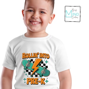 First Day of Preschool Shirt, Boys Pre-k Shirt, Girl Back to Schoo,l Pre-k Outfit, Boy Pre-k Tee ,1st Day School Pre-K Shirt for Boys