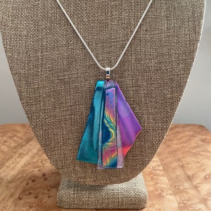 Dichroic Glass Pendant