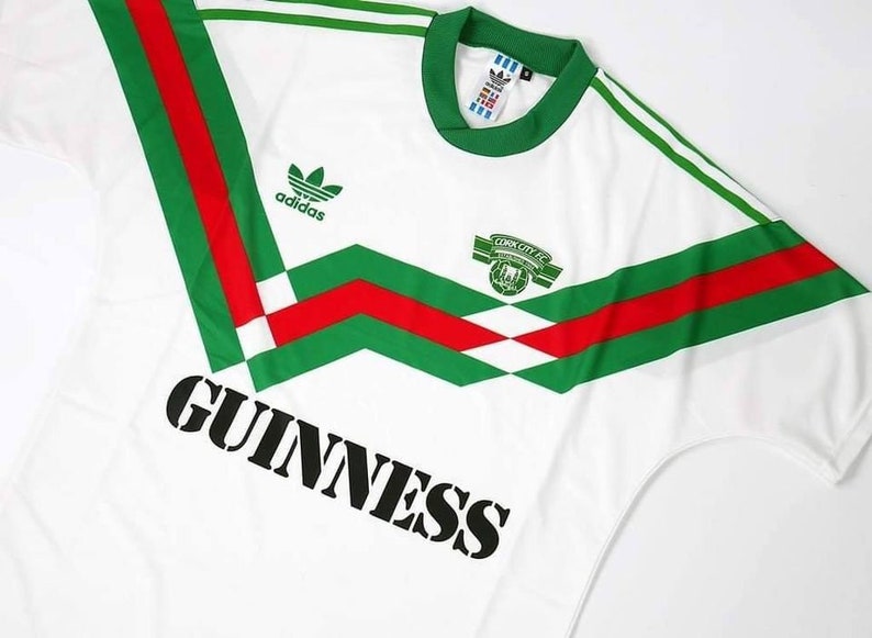 Retro Cork City Home Kit 198990 Football Shirt Soccer Jersey Etsy