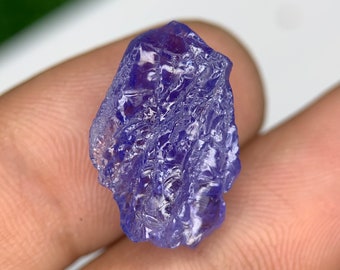 Cristal de tanzanite naturel 11,10 carats Tanzanite bleue brute/cristal de tanzanite.