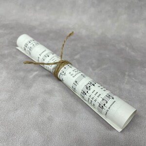 Vintage Hymnal Music Scroll - Etsy