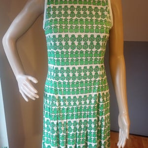 Vintage Tennis or Pickleball Dress With Shorts. 1960s,1970s Era.  Sleeveless, Green and White, Floral. Women's Small. - Etsy UK