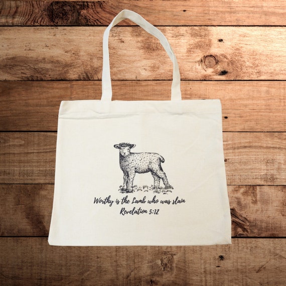 Revelation Lion And Lamb Tote Bag Revelation Lion And Lamb Tote Bag