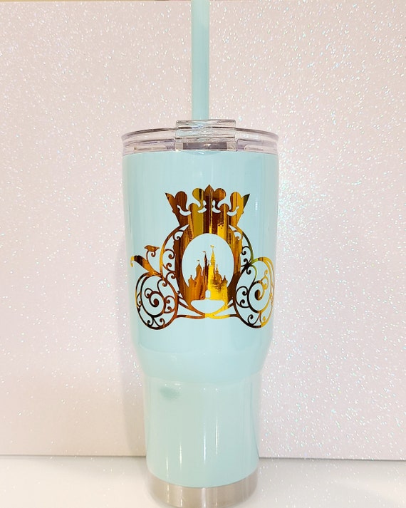 Disney Tumbler with Straw - Cinderella Castle - Light Up