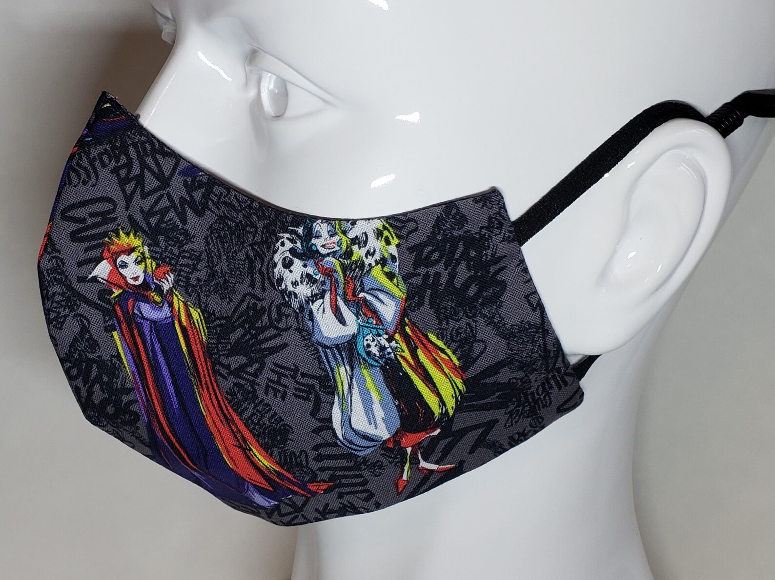 Disney Villains Face Mask Etsy