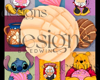 Conchas Eras Tour PNG Design. Digital Download.