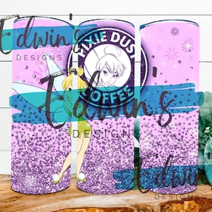 20 oz Straight Tumbler Sublimation Design. Cartoon Character Design
