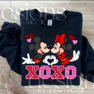 XOXO Valentines Love PNG Design. Digital Download.