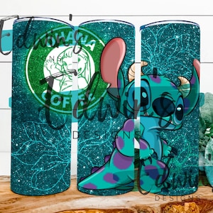 20 oz Straight Tumbler Sublimation Design.  Cartoon Character Design