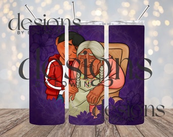 20 oz Straight Tumbler Sublimation Design. Hispanic Design.
