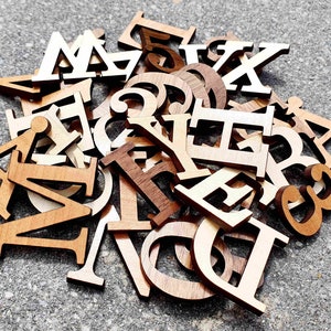 Alphabet 2, file for laser cut. Updated Oct-23