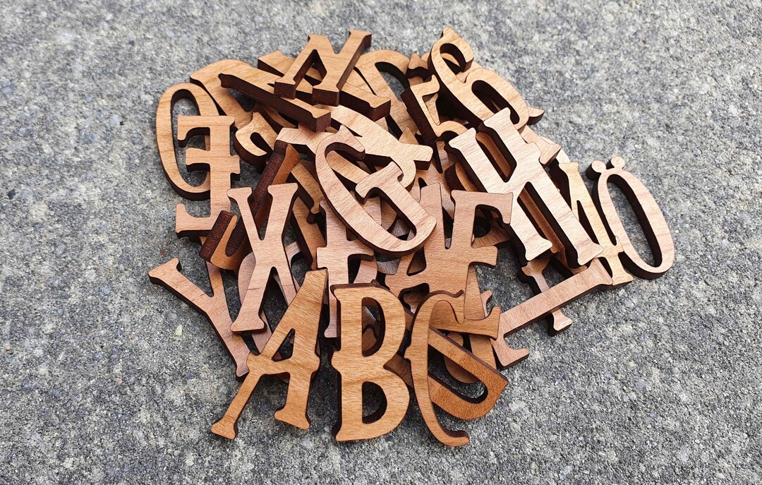 Large Letter Laser Files Alphabet 5, File for Laser Cut. Updated Oct-23 - Etsy