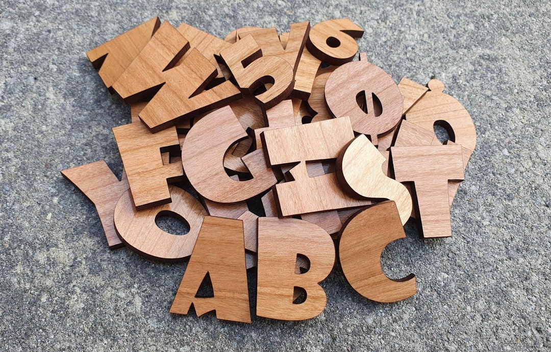 Alphabet 3, File for Laser Cut. Updated Oct-23 - Etsy