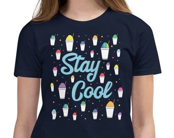 Stay Cool Summer Snowballs Kids Heavy Cotton Shirt