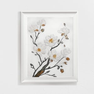 Cherry Blossom Art Print: Minimalist Floral Wall Decor (Digital Download)